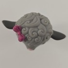 Authentic Rare Lps Littlest Pet Shop  477 Lamb sheep Gray Purple Flower Eyes