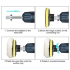 7pcs 3 Inch Car Polishing Buffing Pads Kit For Drill Sponge Waxing Foam Polisher