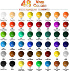 Professional Acrylic Paint Sets  48 Colors 12ml 0 41 Fl oz Art Paint Tubes With 