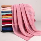 Pleated Maxi Crinkled Hijabs Scarf Muslim Soft Hijab Wrinkle Shawls 26 Colors