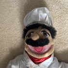 Melissa   Doug Chef Al Dente Puppet  2553 15  W  Wooden Rod Complete