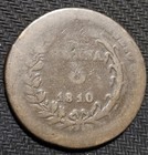 1810 Italian States Naples 3 Grana Copper Coin