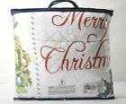Bits   Pieces Merry Christmas Quilt Bedding King Set 101  X 86  Quilt W 2 Shams