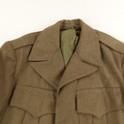 Vintage Ww2 Army Jacket Brown Field Wool Od M-1943 40s Coat Wwii Military