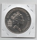 World Coins  Elizabeth Ii Bailiwick Of Guernsey 2 Pounds 1986  Commonwealth Game