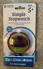 Learning Resources Simple 3 Button Stopwatch Age 5  Timing Activity Colors Vary