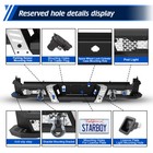 Diy Off-road Steel Rear Bumper For 2017-2025 Ford F-250 F-350 F-450 Super Duty