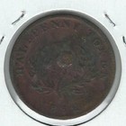 Nova Scotia Halfpenny Token 1832 Choice Vf