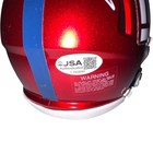 John Harbaugh Signed New York Giants Football Mini Flash Helmet Jsa