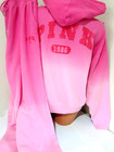 Victoria Secret Pink Ombre Lollipop Dip Dye Logo Hoodie   Wide Leg Pant M Xl Set