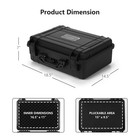 18 5-inch Multi-purpose Hard Case Camera Box W customizable Foam Ip66 Waterproof