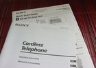 Sony Spp-er101 Cordless Phone User Manual Instructions Guide English   Spanish 