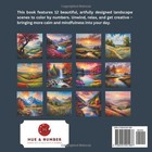Color By Number Adult Coloring Book  Paint Landscapes  Lakes  Meadow    
