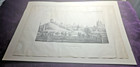 Antique 1800s French Engraving Vue De Smolensk Russie City View Original Print