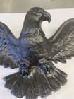 Vintage Metal Eagle Wall Hanging Plaque Decor Emig  328 Black 18    Wingspan