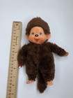Vintage Monchhichi Doll  Japan 70s Blue Eyes Small Monkey  No Tag 