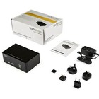 Startech com 2-port Displayport Kvm Switch - Dual-monitor - 4k 60 - With Audio