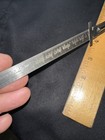 South Bend Lathe Co  Stainless Steel Ruler Machinist  Ruler Pocket Size 6 Inch