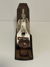 Vintage Navyug Woodworking Wood Bench Plane Smoother No 4 Smooth Bottom 9 75   