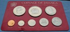 1975 Jamaica Bu Specimen 8-coin Set - Franklin Mint Coinage