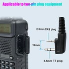 2-pin Walkie Talkie Earpiece Headset Earphone For Baofeng baojie weierwei Radio