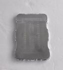 Sterling Silver Edwardian Card Case Monogram Ornate Design    1910 Vintage