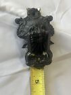 Antique E n  Welch Mantel Clock Zella Set Of 2 Heavy Side Pieces Handles