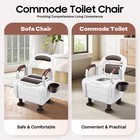 Bedside Commode  Adult Potty Chair Load 330lb For Seniors Elderly   Others