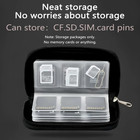 Memory Card Storage Bag Carrying Case Holder Wallet 22 Slots For Cf sd micro Sd 