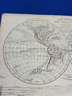 1856 Map   Charts  The World Showing Great River Systems   Mountains  Cornell s