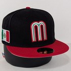 New Era 2023 World Baseball Classic Mexico 59fifty Fitted Hat 7 3 8 Black Red