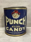 Vintage Punch Brand Candy Kansas City Mo Ridenour-baker Advertising Tin Rare