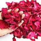 Fortunate Flowers 7 1oz 200g Dried Rose Petals Bulk For Wedding  40 Cups Red    