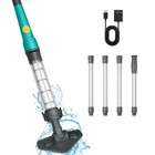 Mutaomay Handheld Pool Vacuum W  Pole Cordless Rechargeable Pool Cleaner Tub