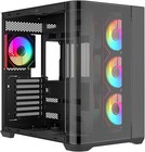 Rosewill Aca503b Atx Computer Gaming Pc Case Mid Tower With 4 Argb Fans Pre-ins