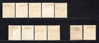  844      Straits Settlements Kgvi 1937-41 Selection To 30c M mint