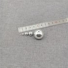 Bulk 925 Sterling Silver Plain Seamless Round Ball Beads 2mm To 22mm