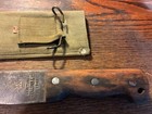 Wwii Vintage Legitimus Collins   Co Machete 1945 Usa 18    Blade W  Canvas Sheath