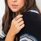 Custom Jewelry Band 1-4 Name Ring Adjustable Stainless Steel Letters Gold Silver