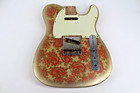 Mjt Official Custom Vintage Aged Nitro Guitar Body Mark Jenny Vtt 3lb3oz Paisley