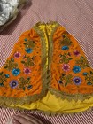 Handmade Baby Jesus Outfit  Traje De Ni  o Dios Bordado  Naranja orange 40cm