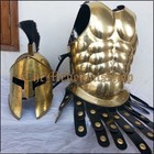 Medieval Muscle And Roman Spartan Helmet king 300 Costumes Armor For Cosplay