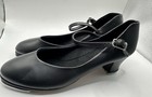 Capezio Black Mary Jane Heeled Tap Shoes Size 7 5