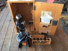 Antique Ernst Leitz Wetzler Microscope With Extras