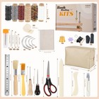 50pcs Wooden Book Press Kit 13x7 9in With Tools For Diy Bookbinding Repair 
