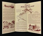 1979 Coshocton Ohio Roscoe Village Old Erie Canal Town Vintage Travel Brochure