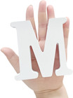 4 Inch White Unfinished Wooden Letters For Crafts  Wood Alphabet Letters For Wal