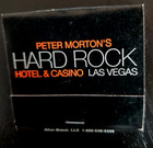 Hard Rock Casino Las Vegas Peter Morton s Full Unstruck 30 Strike Matchbook
