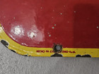 Rare Early Coca Cola Porcelain Sign Double Side 5 Cents Spanish 19x17 Inches
