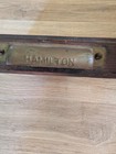 Rare Small Antique Hamilton Wooden Printers Tray Drawer Letterpress Display Box